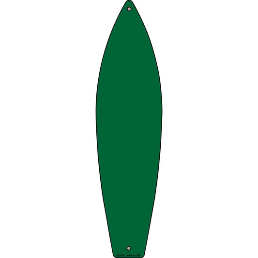 Green Solid Dye Sublimation Blank Surfboard Sign SB-003