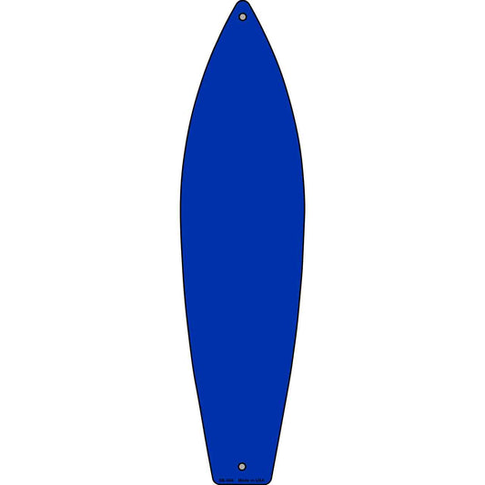 Blue Solid Dye Sublimation Blank Surfboard Sign SB-004