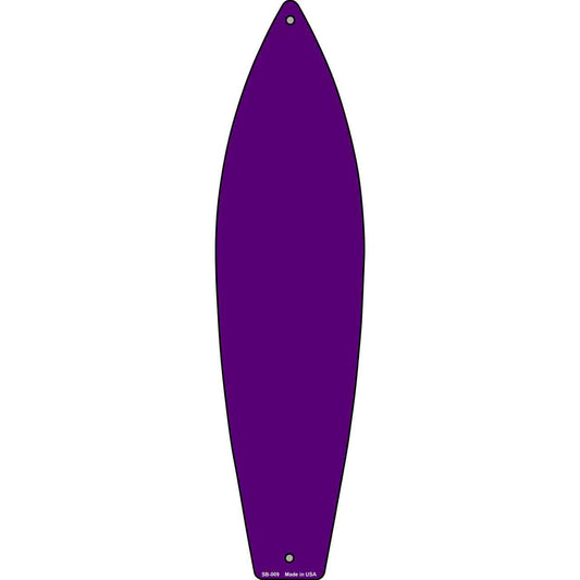 Purple Solid Dye Sublimation Blank Surfboard Sign SB-009