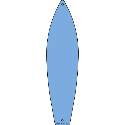 Light Blue Solid Dye Sublimation Blank Surfboard Sign SB-011