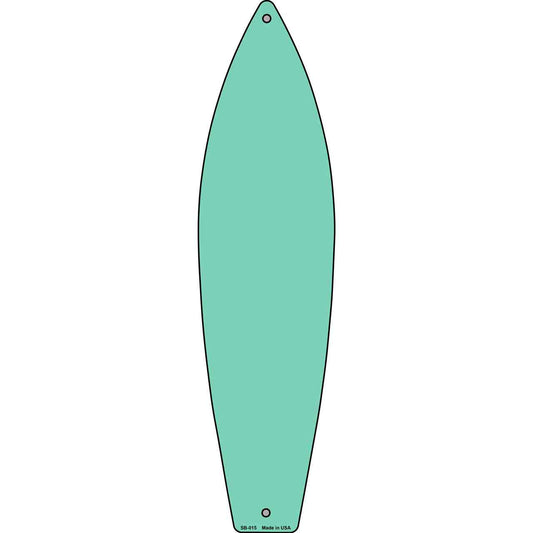 Mint Solid Dye Sublimation Blank Surfboard Sign SB-015