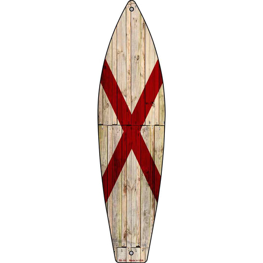 Alabama State Flag Novelty Surfboard SB-100