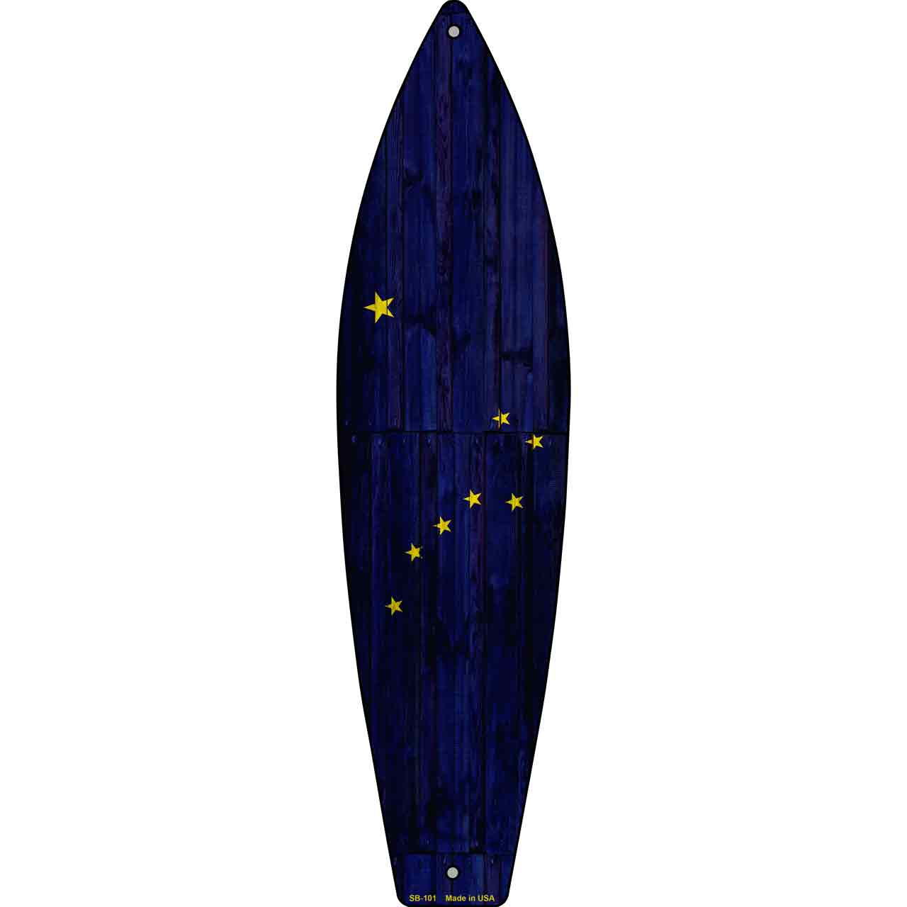 Alaska State Flag Novelty Surfboard SB-101