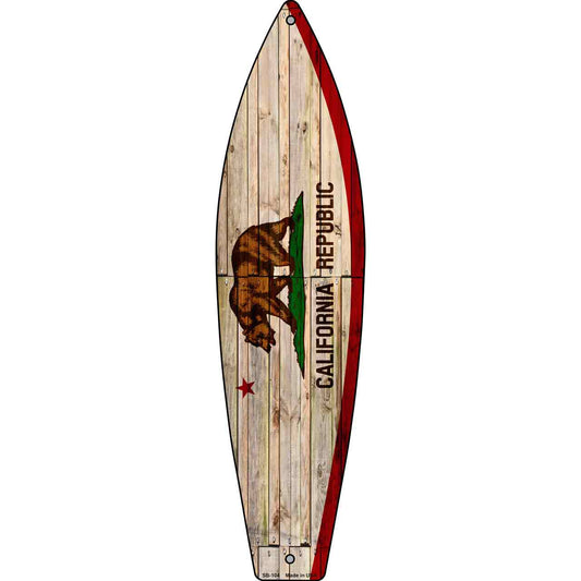 California State Flag Novelty Surfboard SB-104