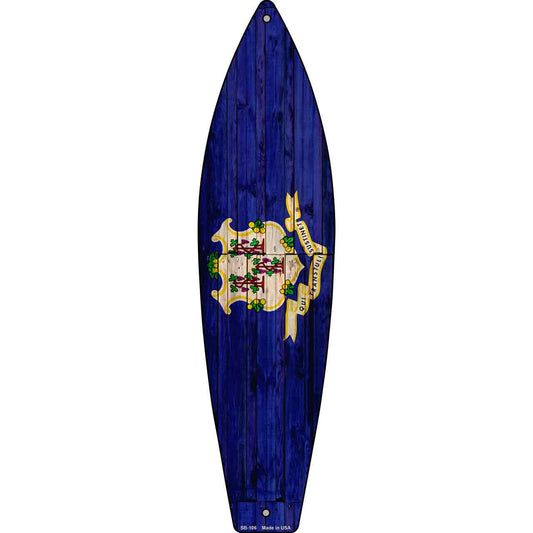 Connecticut State Flag Novelty Surfboard SB-106
