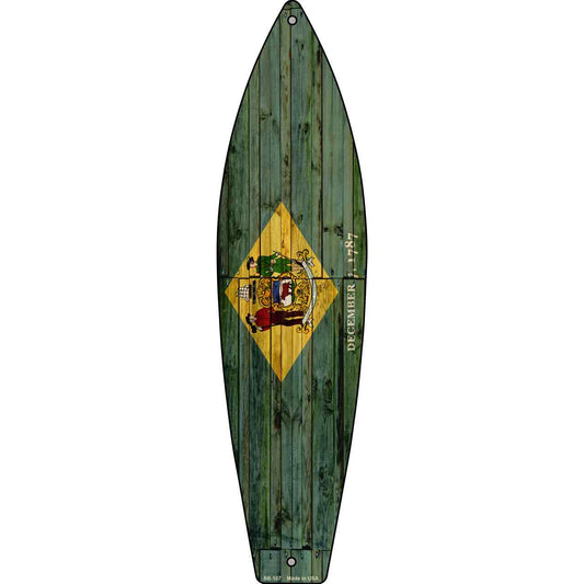 Delaware State Flag Novelty Surfboard SB-107