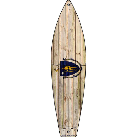 Massachusetts State Flag Novelty Surfboard SB-120