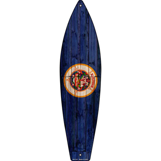Minnesota State Flag Novelty Surfboard SB-122