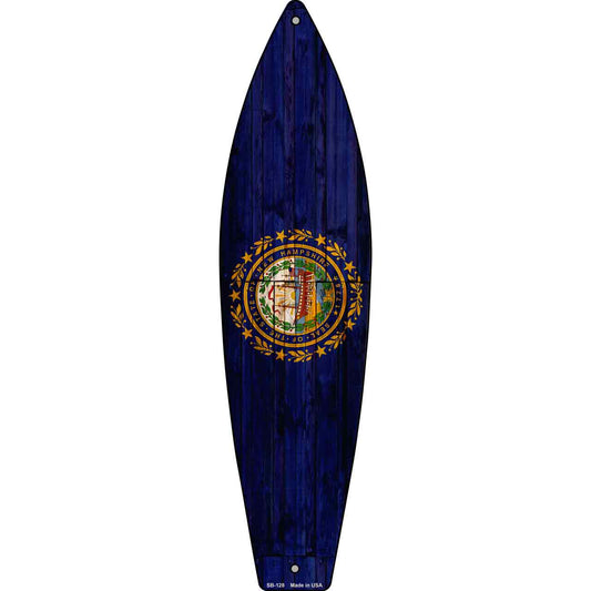 New Hampshire State Flag Novelty Surfboard SB-128