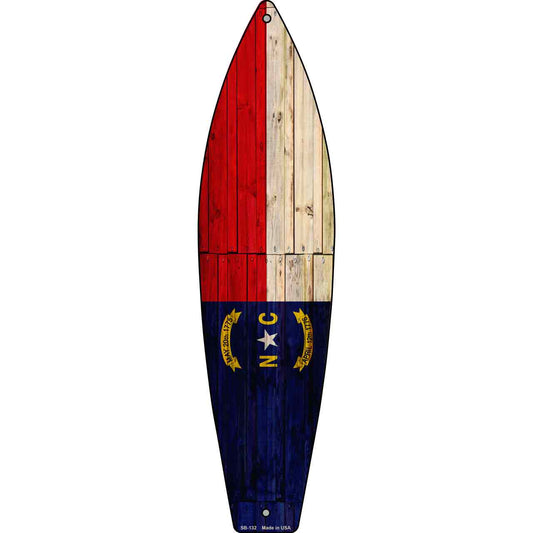 North Carolina State Flag Novelty Surfboard SB-132