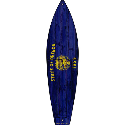 Oregon State Flag Novelty Surfboard SB-136