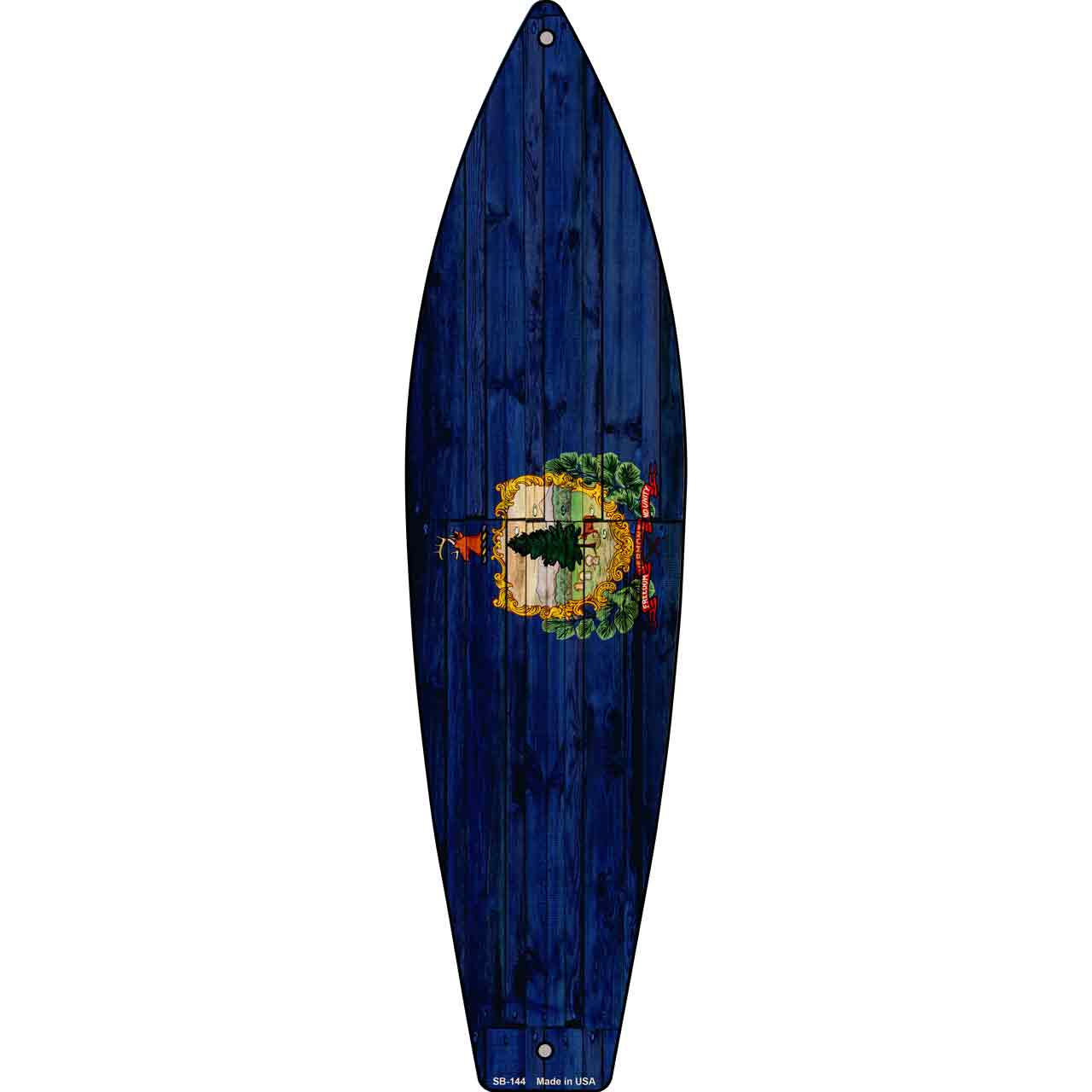 Vermont State Flag Novelty Surfboard SB-144