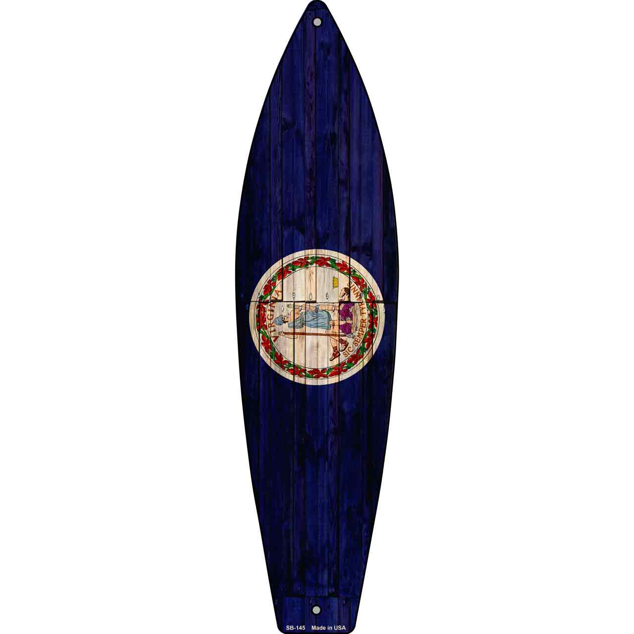 Virginia State Flag Novelty Surfboard SB-145