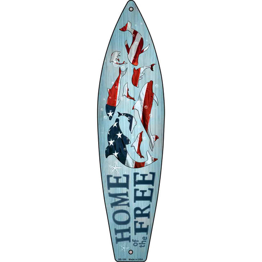 Home of the Free Novelty Surfboard SB-189