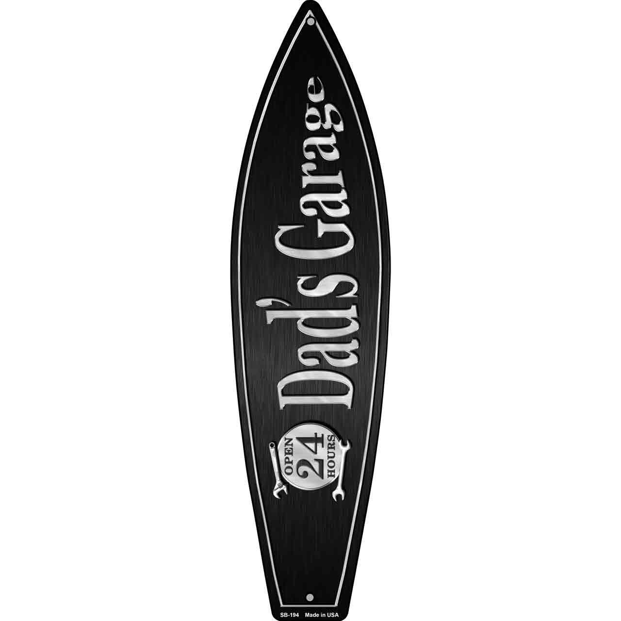 Dads Garage Novelty Metal Surfboard SB-194