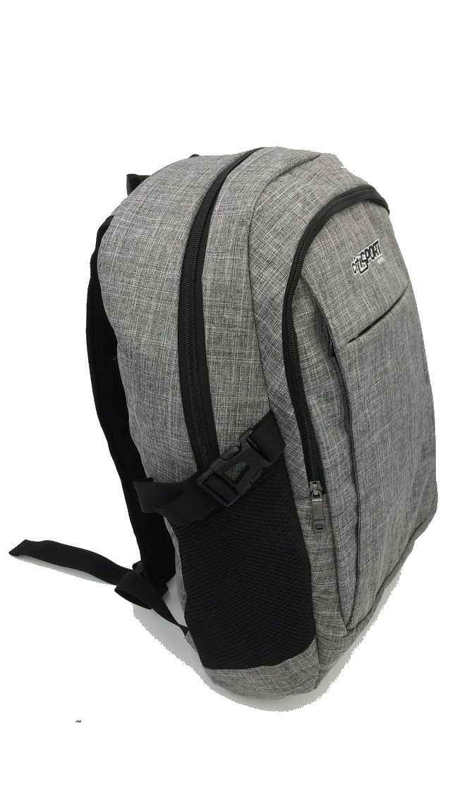Multi-Pocket Two Tone Travel Laptop Backpack with USB port