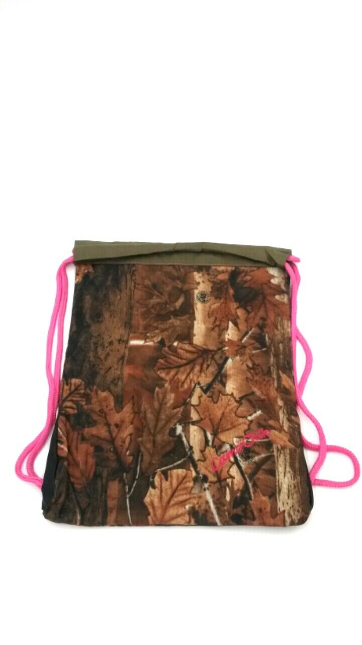 Custom Camo Drawstring Backpack (Personalized)