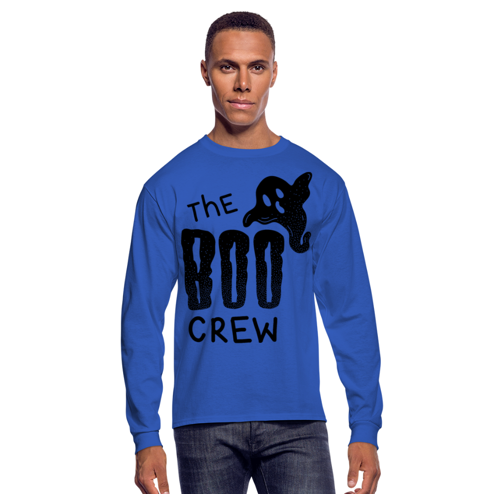 The Boo Crew Men's Long Sleeve T-Shirt - royal blue