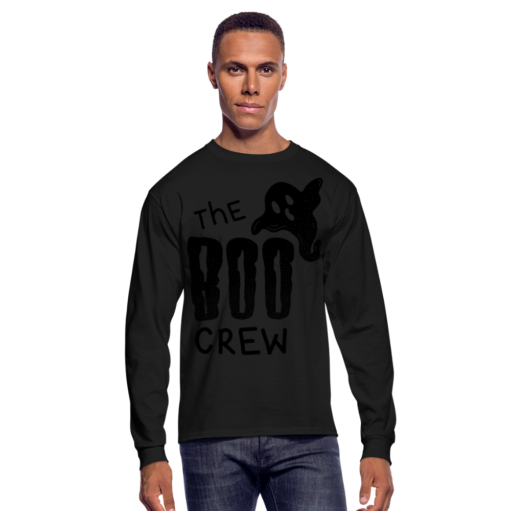 The Boo Crew Men's Long Sleeve T-Shirt - black