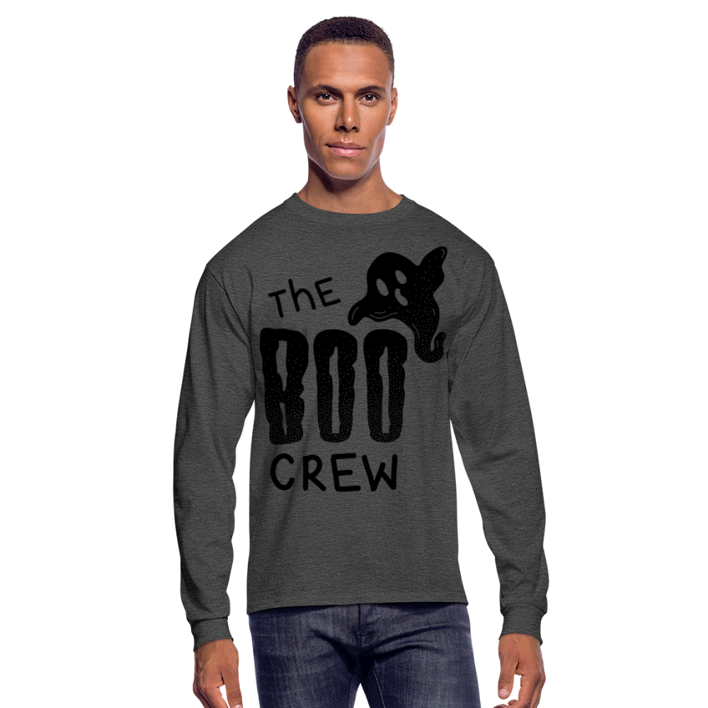 The Boo Crew Men's Long Sleeve T-Shirt - heather black
