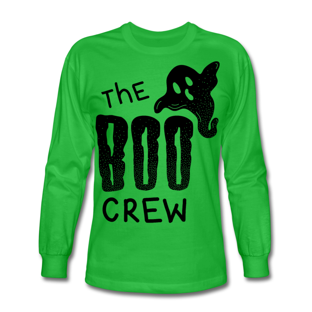 The Boo Crew Men's Long Sleeve T-Shirt - bright green