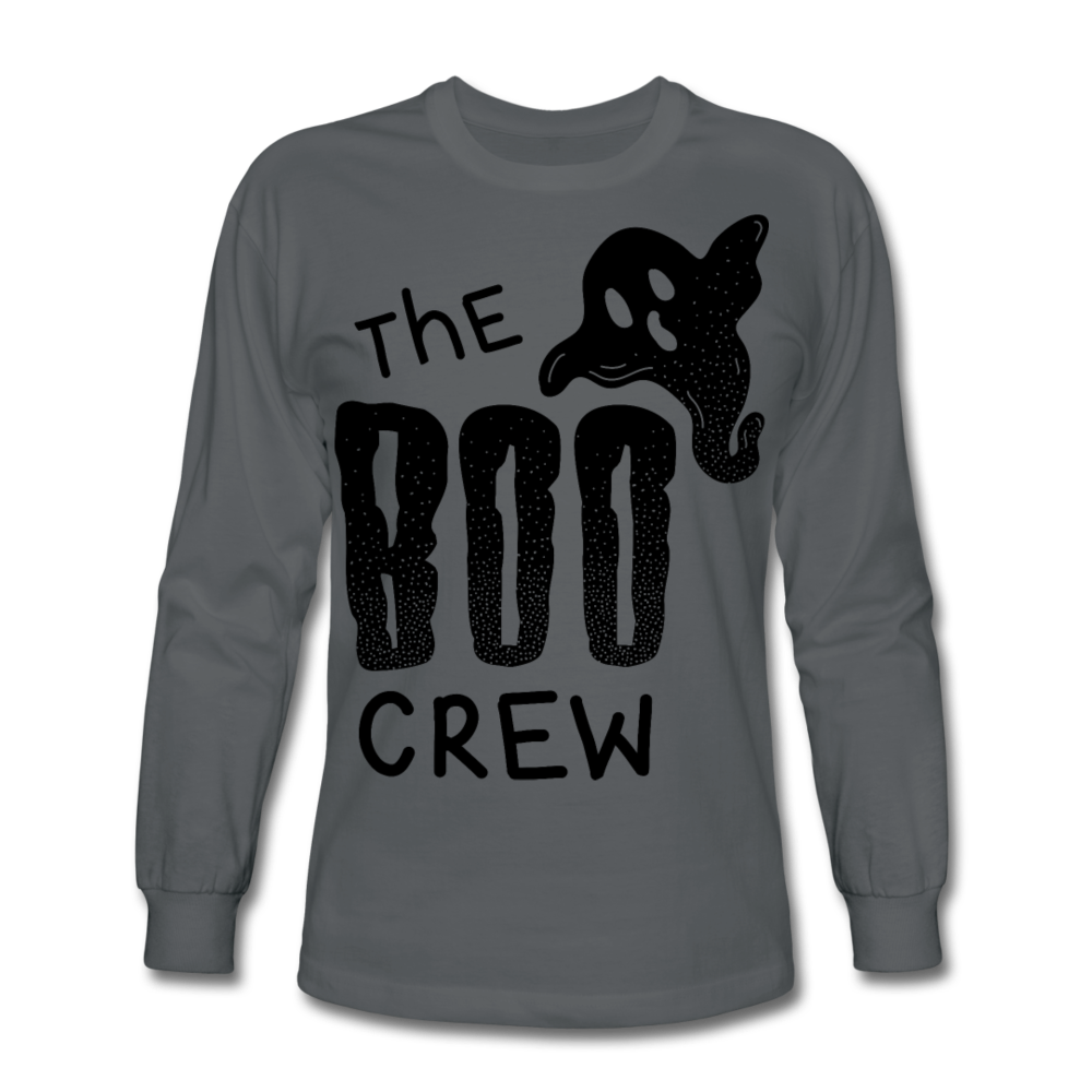 The Boo Crew Men's Long Sleeve T-Shirt - charcoal