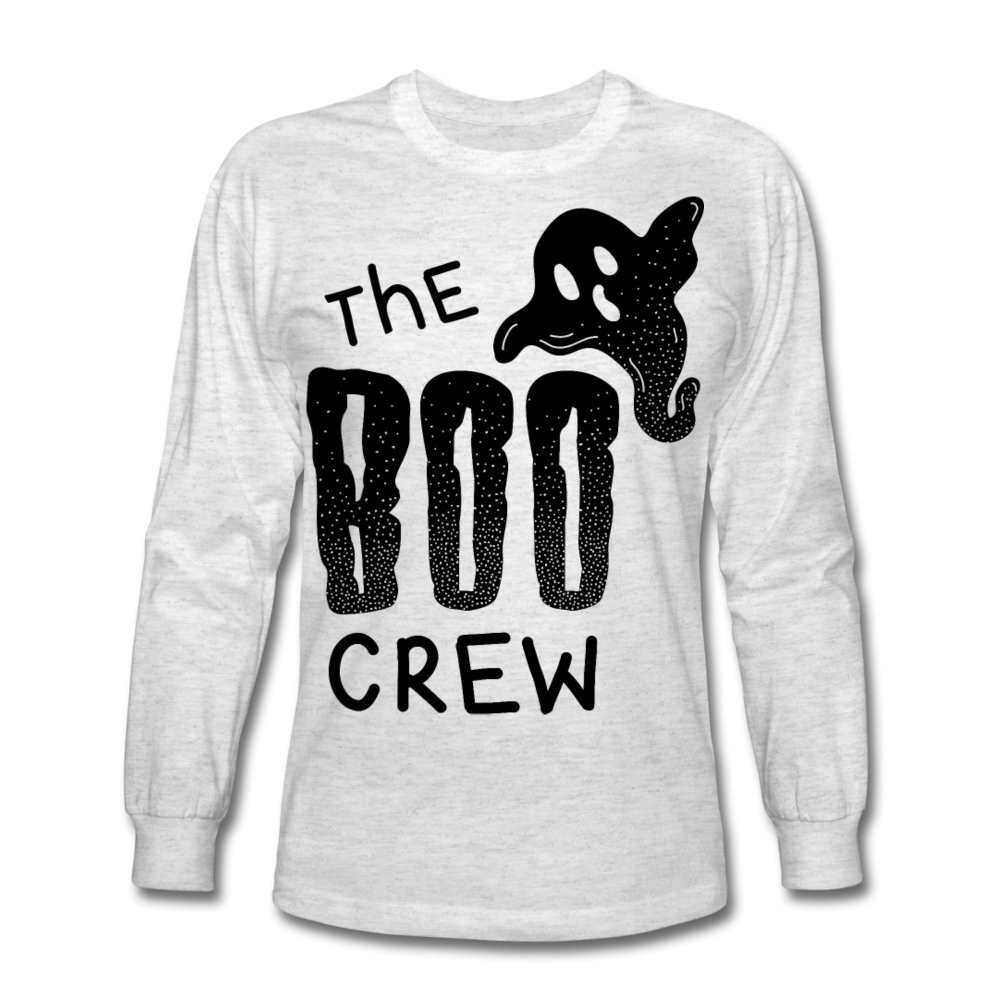 The Boo Crew Men's Long Sleeve T-Shirt - light heather gray