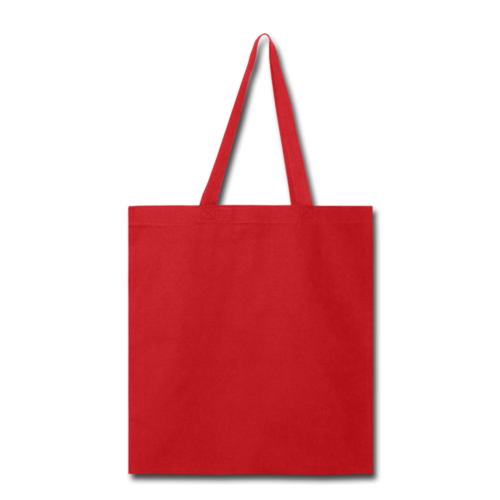 Customizable Tote Bag add your own photo, images, designs, quotes, texts and more - red