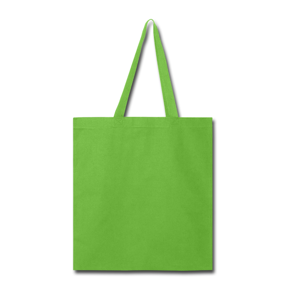 Customizable Tote Bag add your own photo, images, designs, quotes, texts and more - lime green