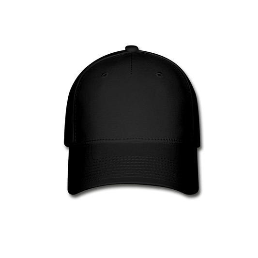 Customizable Baseball Cap add your own photos, images, designs, quotes, texts and more - black