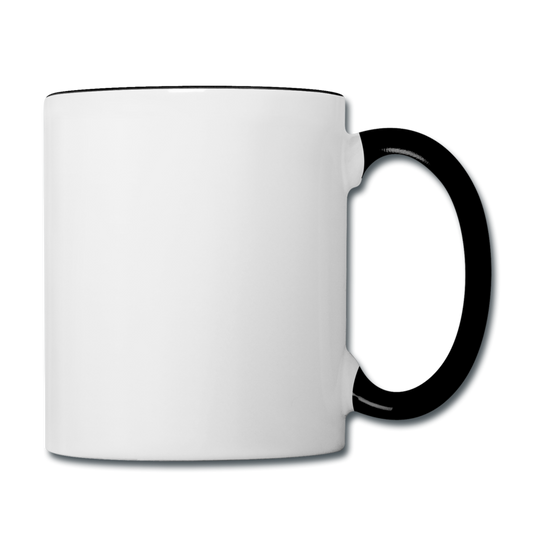 Customizable Contrast Coffee Mug add your own photos, images, designs, quotes, texts and more - white/black