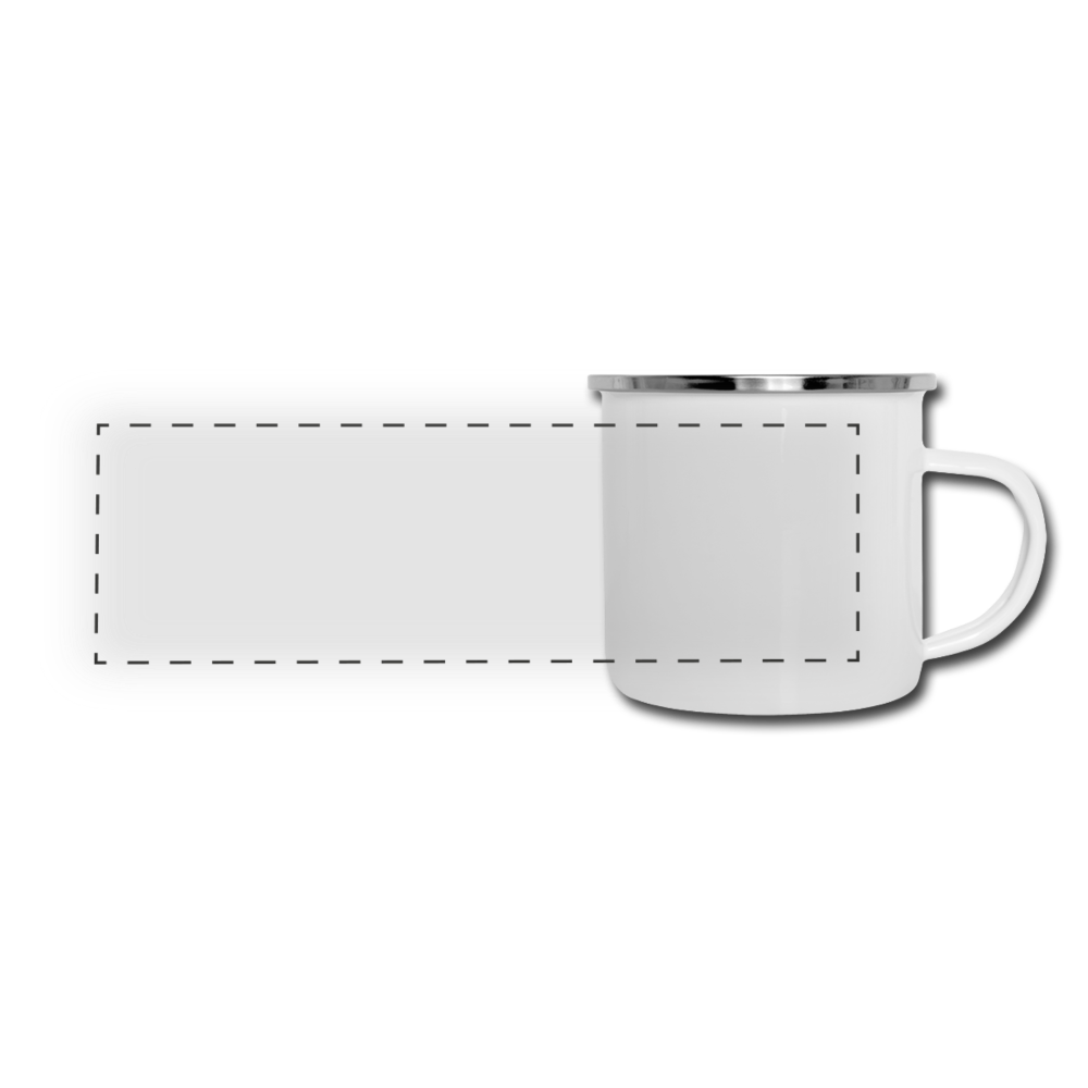 Customizable Panoramic Camper Mug add your own photos, images, designs, quotes, texts and more - white