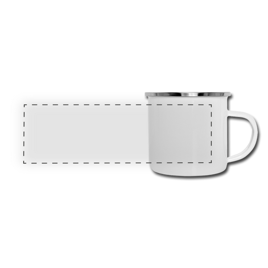 Customizable Panoramic Camper Mug add your own photos, images, designs, quotes, texts and more - white