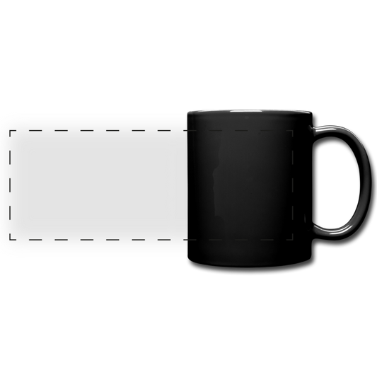 Customizable Full Color Panoramic Mug add your own photos, images, designs, quotes, texts and more - black