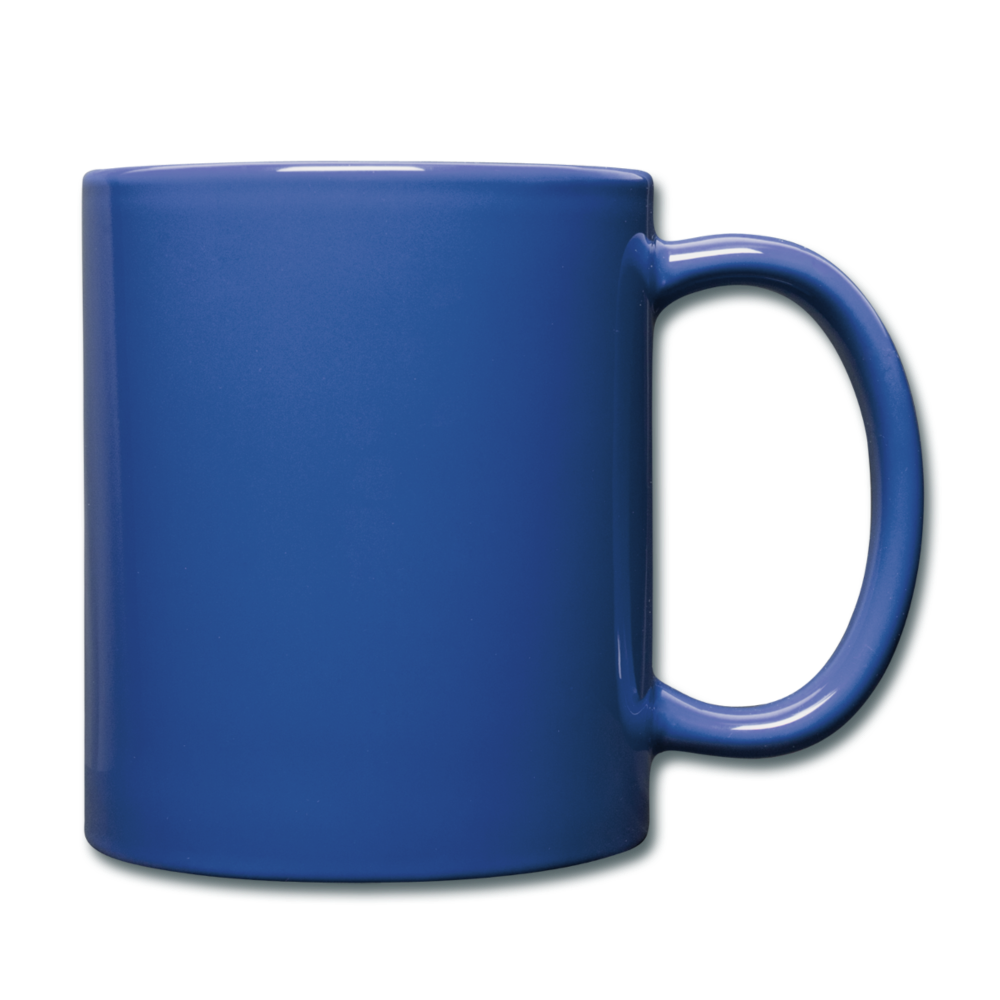 Customizable Full Color Mug add your own photos, images, designs, quotes, texts and more - royal blue