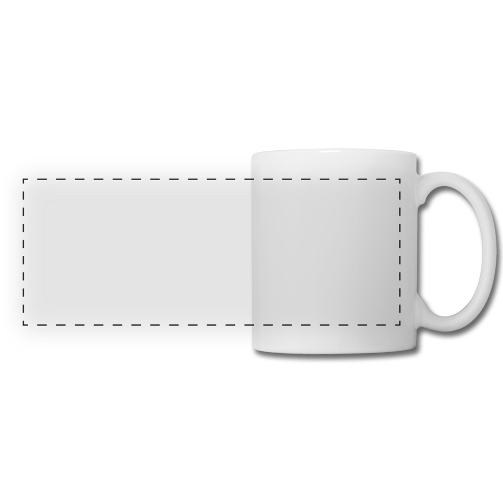 Customizable Panoramic Mug add your own photos, images, designs, quotes, texts and more - white