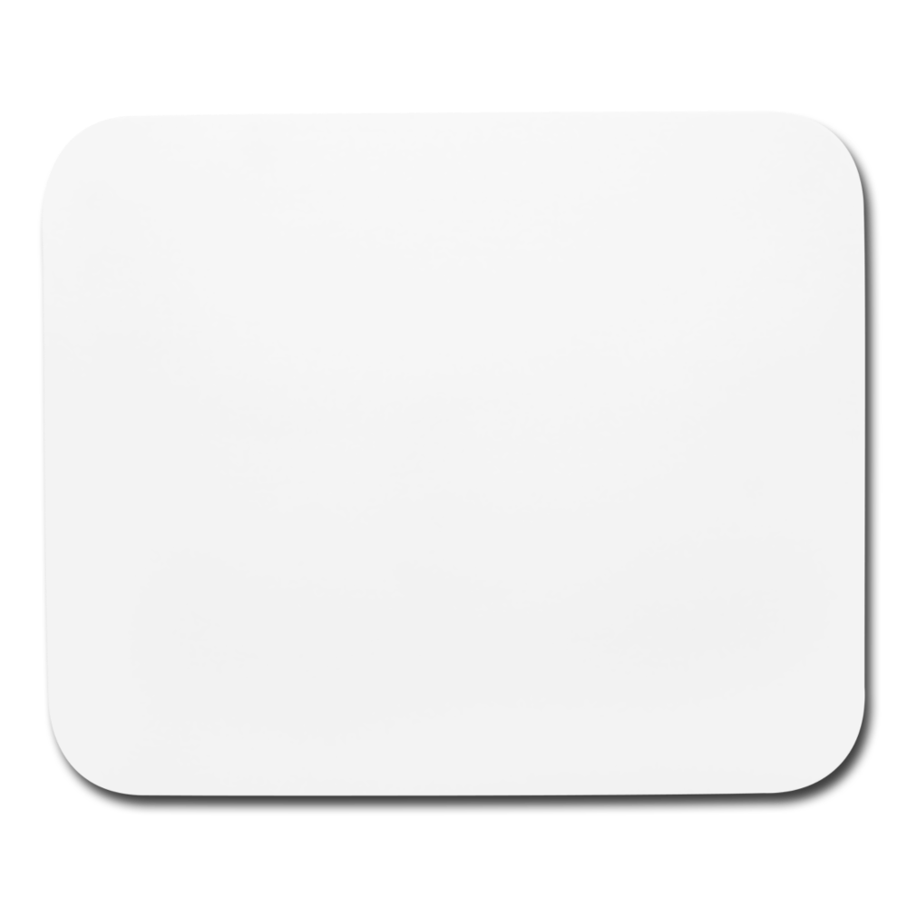 Customizable Horizontal Mouse pad add your own photos, images, designs, quotes, texts and more - white