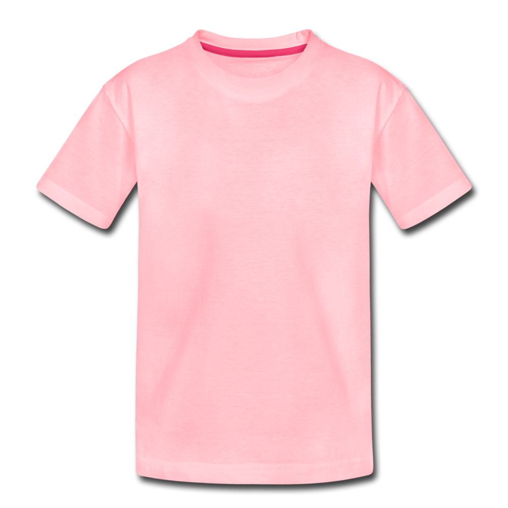 Customizable Kids' Premium T-Shirt add your own photos, images, designs, quotes, texts and more - pink