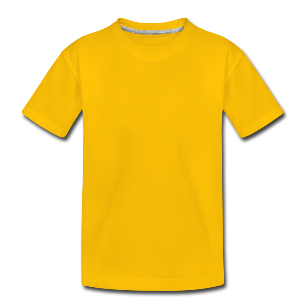 Customizable Kids' Premium T-Shirt add your own photos, images, designs, quotes, texts and more - sun yellow