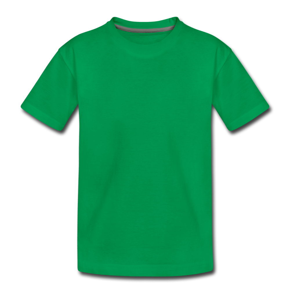 Customizable Kids' Premium T-Shirt add your own photos, images, designs, quotes, texts and more - kelly green