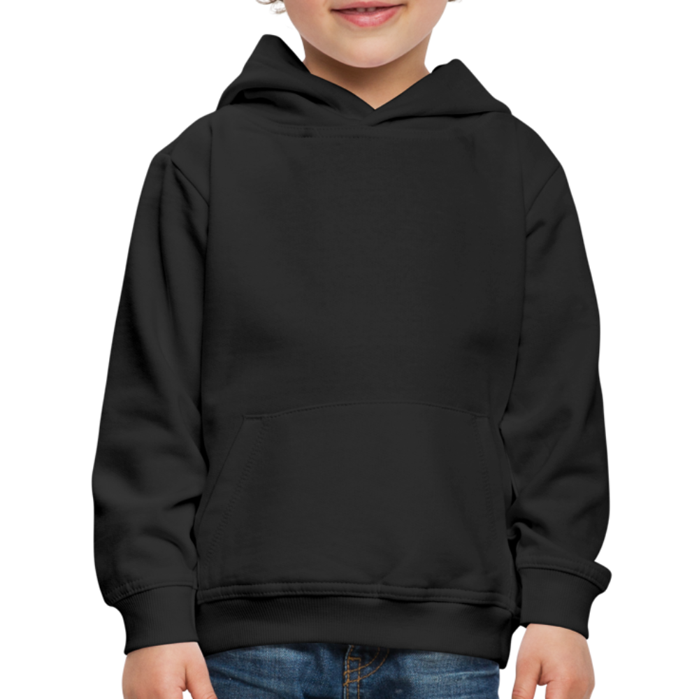 Customizable Kids‘ Premium Hoodie add your own photos, images, designs, quotes, texts and more - black