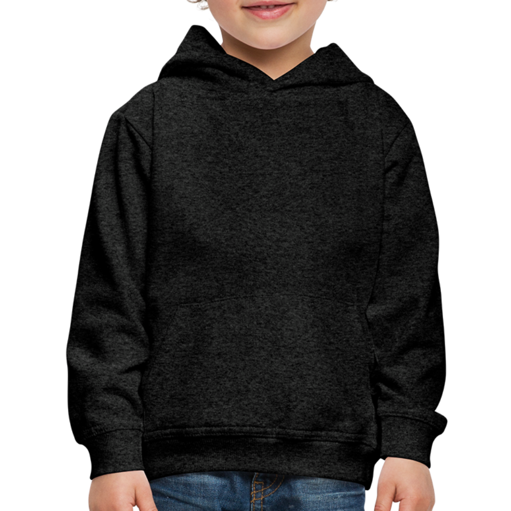 Customizable Kids‘ Premium Hoodie add your own photos, images, designs, quotes, texts and more - charcoal gray