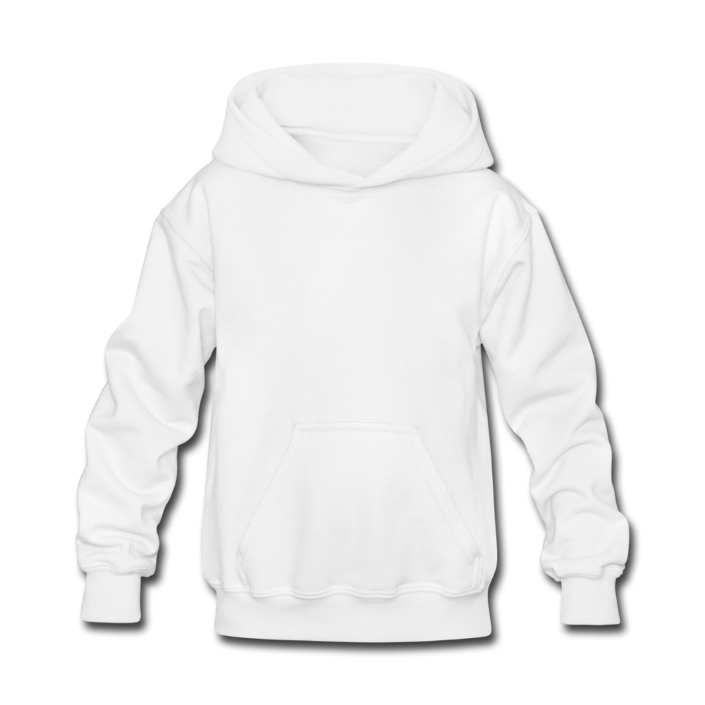 Customizable Kids' Hoodie add your own photos, images, designs, quotes, texts and more - white