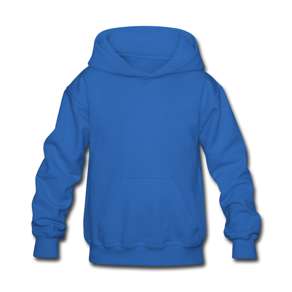 Customizable Kids' Hoodie add your own photos, images, designs, quotes, texts and more - royal blue