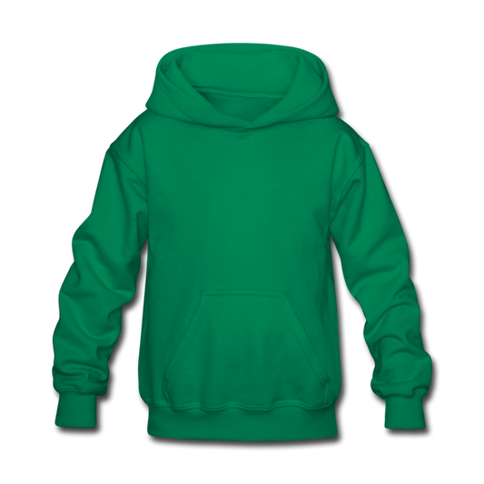 Customizable Kids' Hoodie add your own photos, images, designs, quotes, texts and more - kelly green