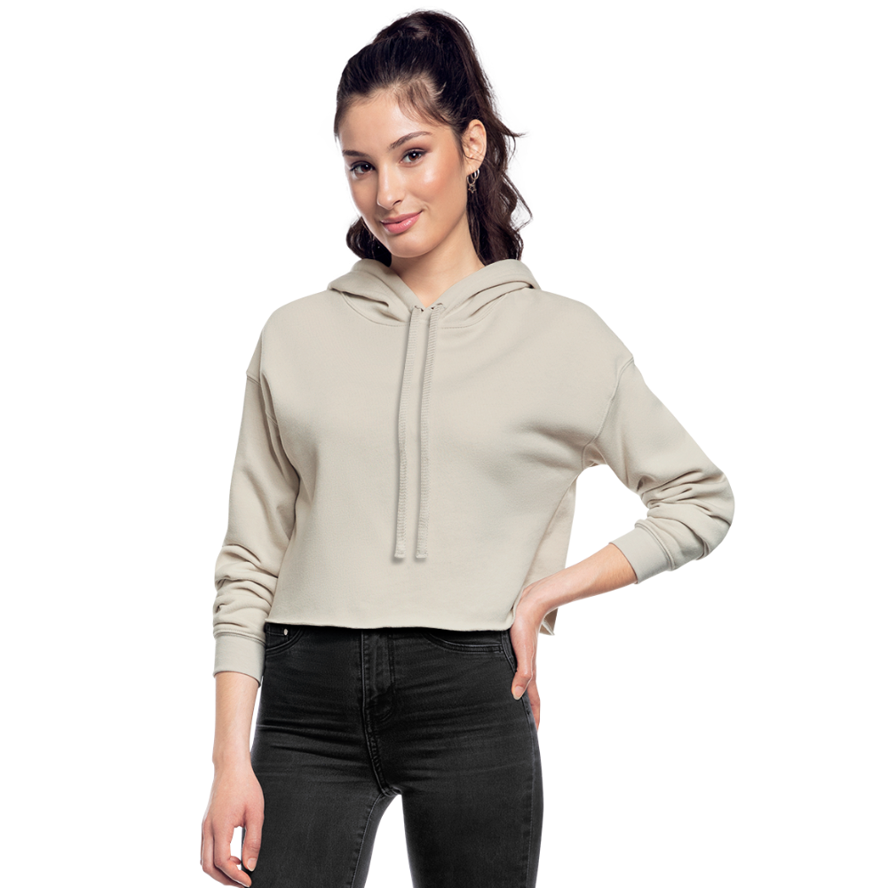 Customizable Women's Cropped Hoodie add your own photos, images, designs, quotes, texts and more - dust