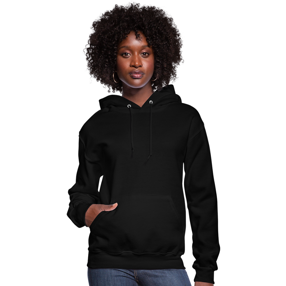 Customizable Women's Hoodie add your own photos, images, designs, quotes, texts and more - black