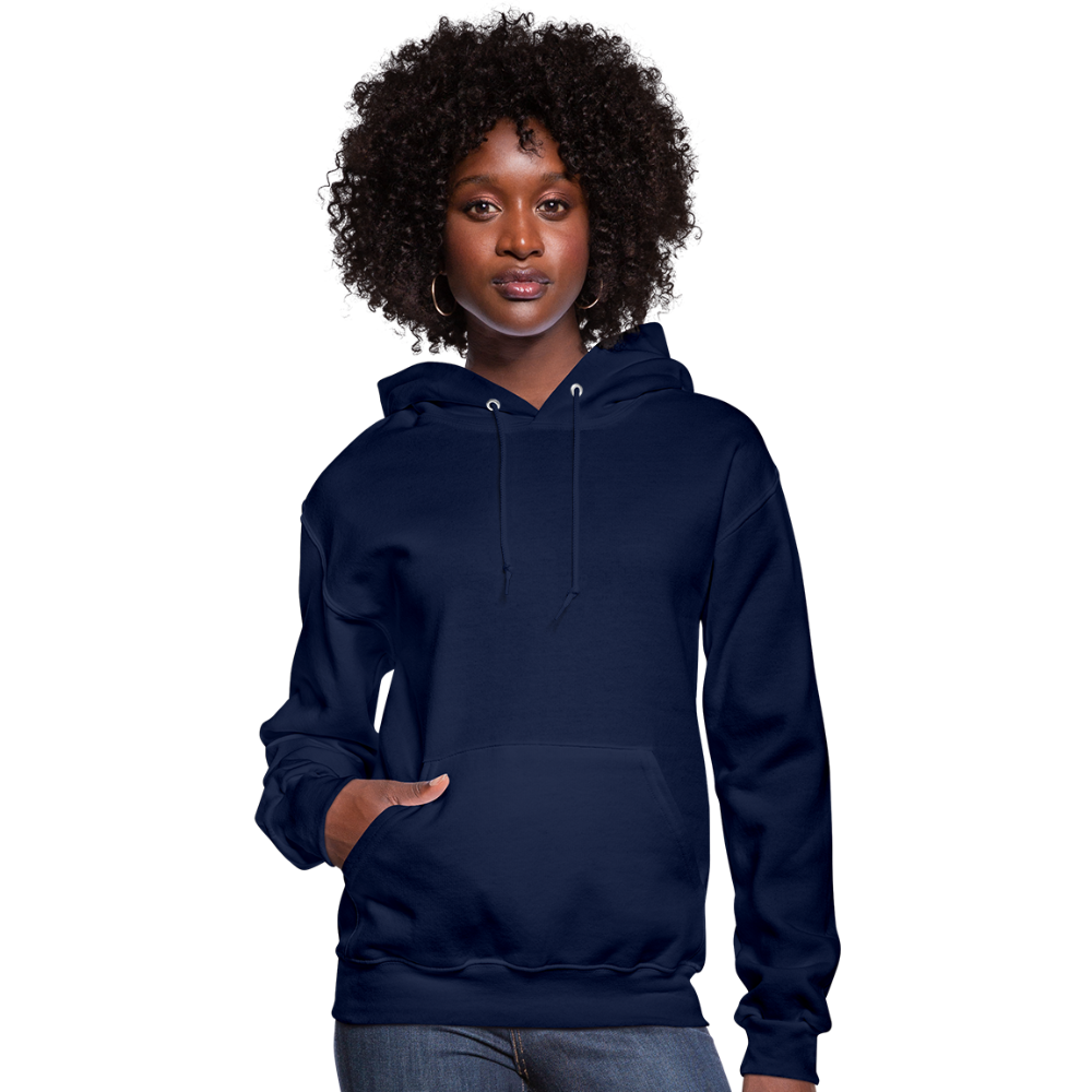 Customizable Women's Hoodie add your own photos, images, designs, quotes, texts and more - navy