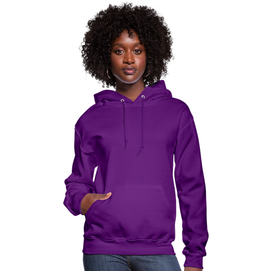 Customizable Women's Hoodie add your own photos, images, designs, quotes, texts and more - purple