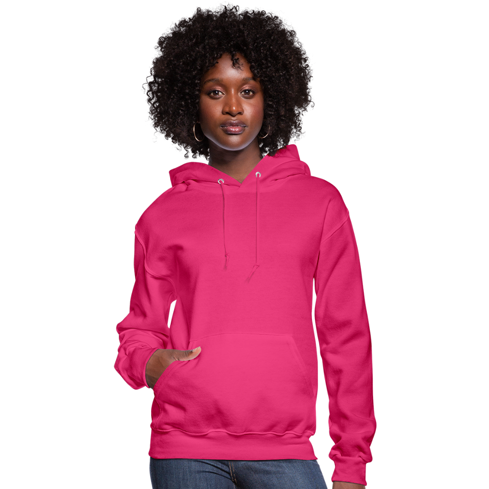 Customizable Women's Hoodie add your own photos, images, designs, quotes, texts and more - fuchsia